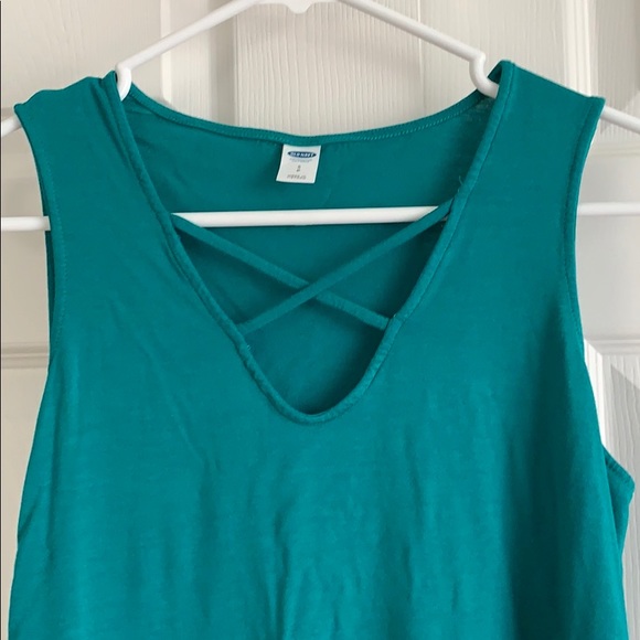 Old Navy Tops Teal Old Navy Sleeveless Shirt Poshmark